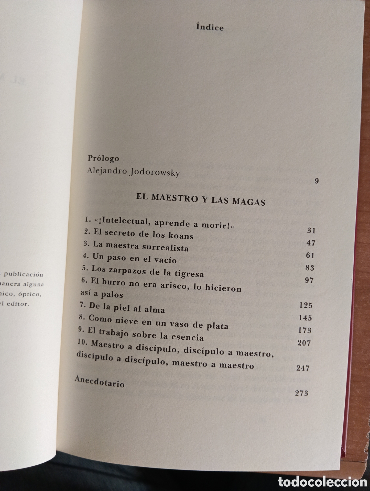 Libros de segunda mano: El maestro y las magas, Alejandro Jodorowsky - Foto 2