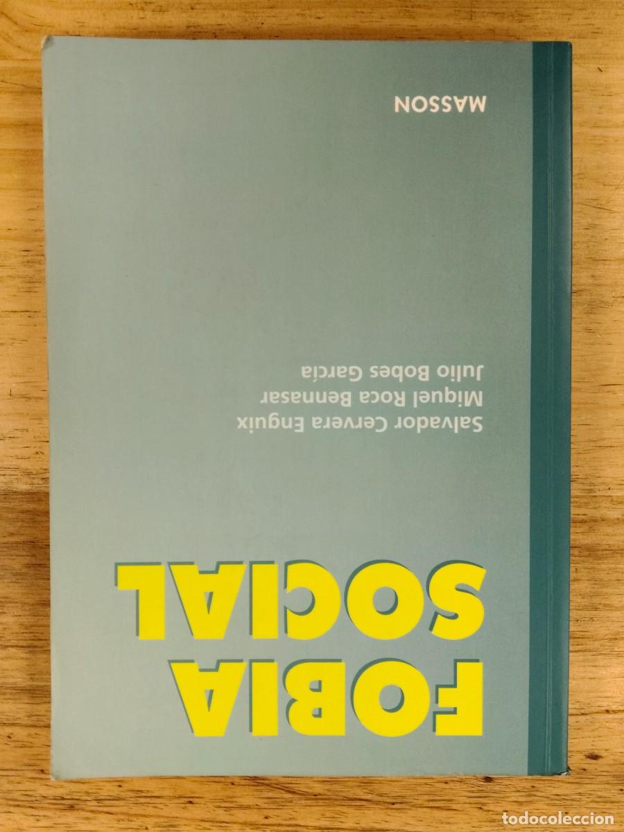 Libros de segunda mano: Fobia social - Cervera Enguix, Roca Bennasar y Bobes Garc&iacute;a - Editorial Masson, 1998