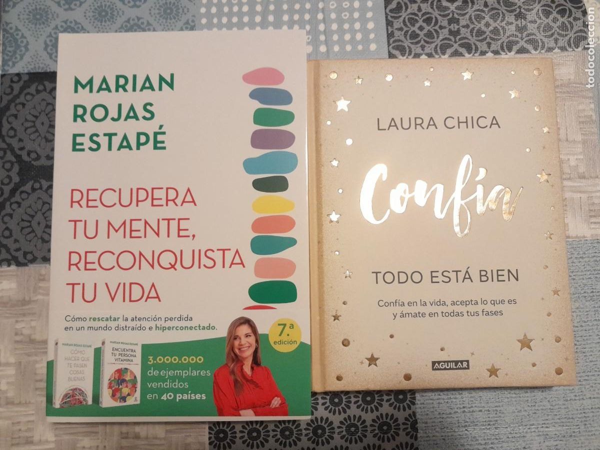 Livros em segunda m&atilde;o: 2 Libros - Laura Chica Conf&iacute;a y Maria Rojas Estape Recupera tu mente