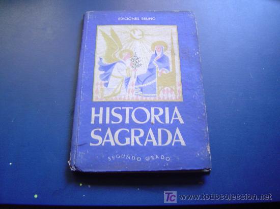 Libros de segunda mano: Libro texto HISTORIA SAGRADA. - Foto 1