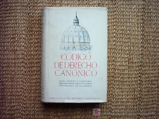 Libros de segunda mano: C&Oacute;DIGO DE DERECHO CAN&Oacute;NICO TEXTO BILING&Uuml;E Y COMENTADO. 1&ordf; EDICI&Oacute;N B.A.C. 1945. - Foto 1