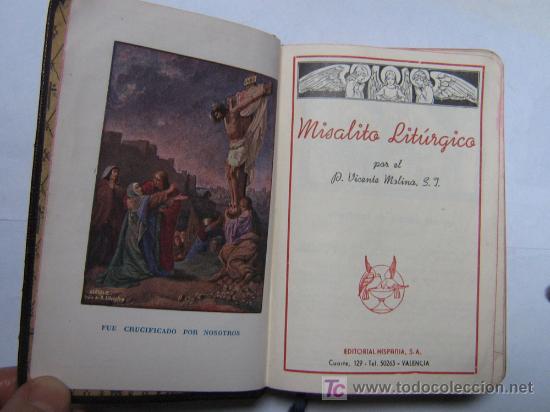 Libros de segunda mano: MISALITO LITURGICO V. MOLINA - Foto 1