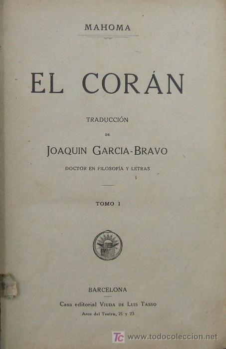 Libros de segunda mano: EL CORAN  (A/ AFyMA- 200) - Foto 1