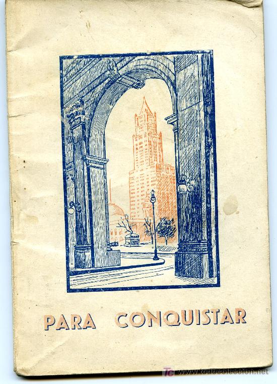 Libros de segunda mano: PARA CONQUISTAR - LIBRO DE 79 PAG.1944 - CON LICENCIA ECLESIASTICA - Foto 1