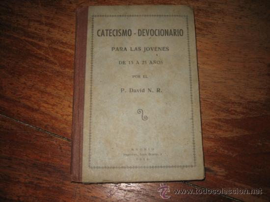 Libros de segunda mano: CATECISMO-DEVOCIONARIO PARA LAS JOVENES