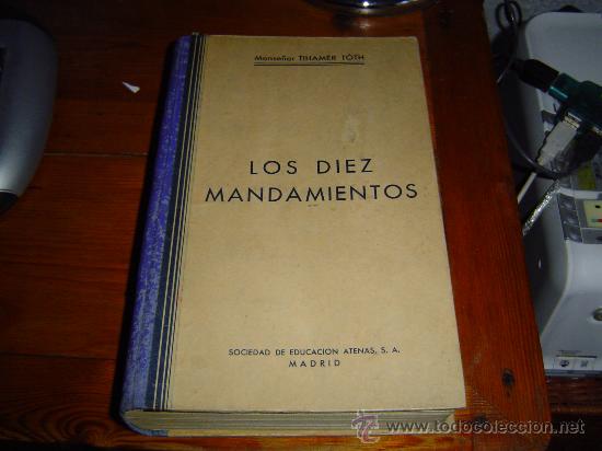 Libros de segunda mano: Libro LOS DIEZ MANDAMIENTOS. - Foto 1