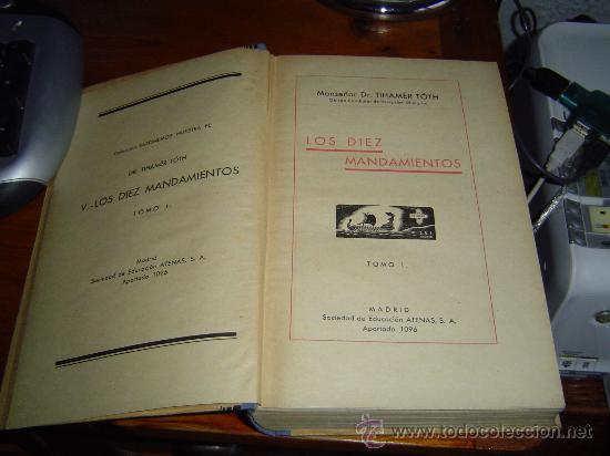 Libros de segunda mano: Libro LOS DIEZ MANDAMIENTOS. - Foto 2