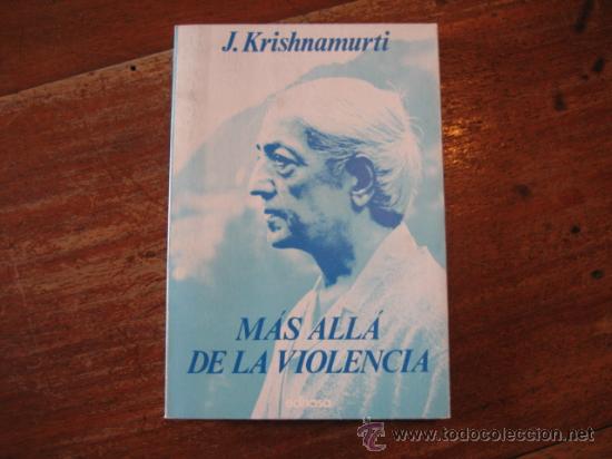 Libros de segunda mano: MAS ALLA DE LA VIOLENCIA - Foto 1