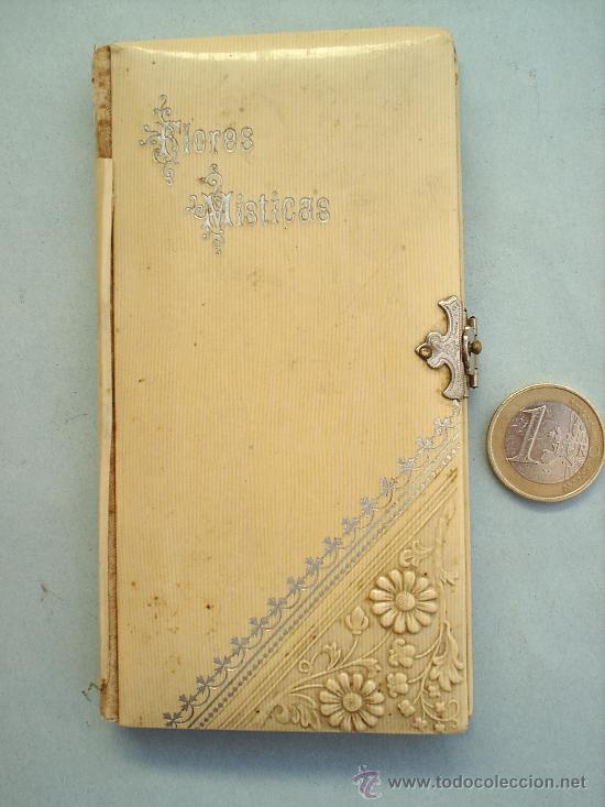 Libros de segunda mano: LIBRO DE COMUNION -CON CIERRE -RAMILLETE DE FLORES MISTICAS- - Foto 1