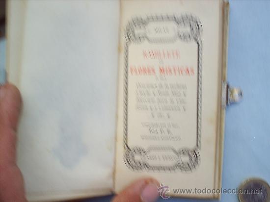 Libros de segunda mano: LIBRO DE COMUNION -CON CIERRE -RAMILLETE DE FLORES MISTICAS- - Foto 4