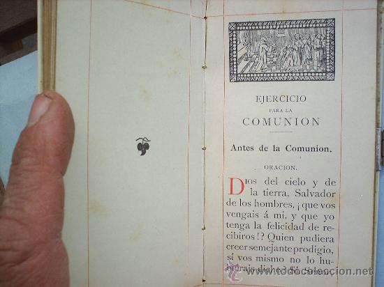 Libros de segunda mano: LIBRO DE COMUNION -CON CIERRE -RAMILLETE DE FLORES MISTICAS- - Foto 5