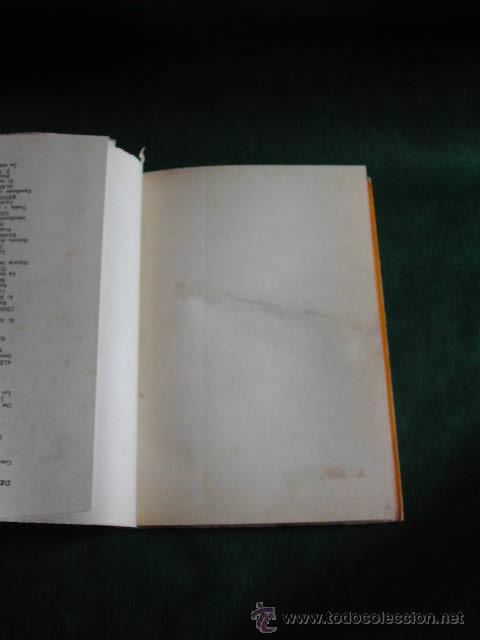 Libros de segunda mano: pagina blanca trasera mostrando el rasgado recompuesto, la foto disimula un poco - Foto 2
