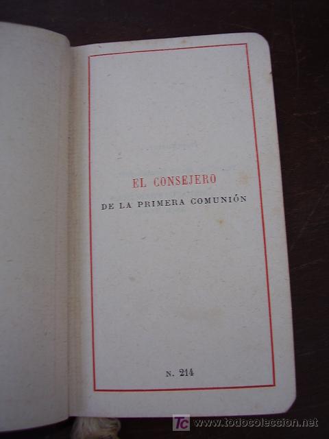 Libros de segunda mano: El Consejero de la Primera Comuni&oacute;n 1911 - Foto 2
