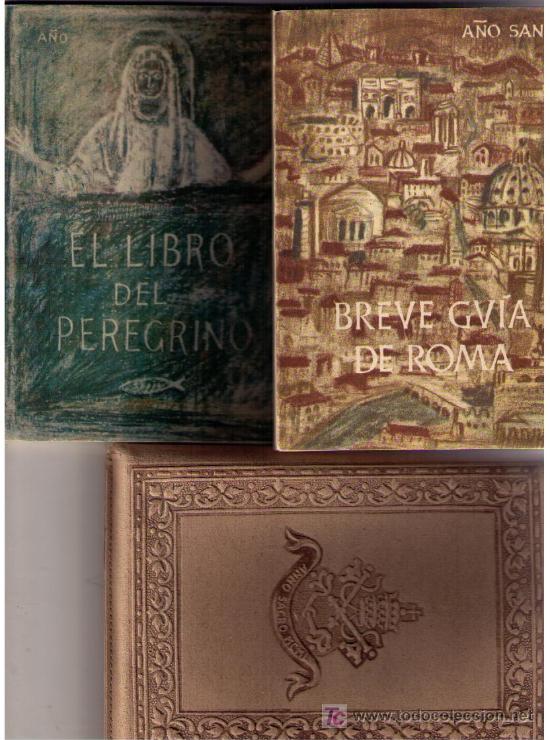 Gebrauchte B&uuml;cher: Anno Sacro MCML. Estuche con dos libros: El libro del Peregrino y Breve Gu&iacute;a de Roma.