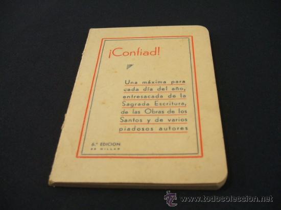 Libros de segunda mano: &iexcl;CONFIAD! UNA MAXIMA PARA CADA DIA DEL A&Ntilde;O - Foto 1