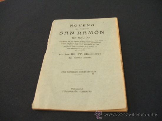 Libros de segunda mano: NOVENA DEL GLORIOSO SAN RAMON - Foto 1