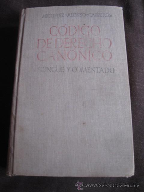 Libros de segunda mano: LIBROS - LIBRO CODIGO DE DERECHO CANONICO - Foto 1