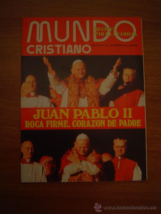 Gebrauchte B&uuml;cher: MUNDO CRISTIANO - REVISTA PARA LA FAMILIA -A&Ntilde;O XVI. N&ordm; 190.NOVIEMBRE 1978