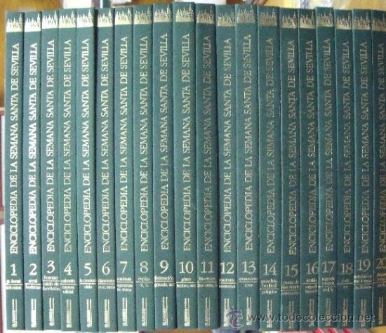 Libros de segunda mano: ENCICLOPEDIA DE LA SEMANA SANTA DE SEVILLA. 20 TOMOS. SS-079