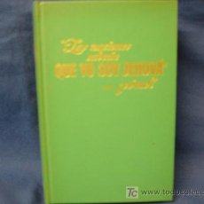 Libros de segunda mano: LAS NACIONES SABRÁN QUE YO SOY JEHOVÁ....¿COMO? - PUBLICADO EN U.S.A. EN 1973