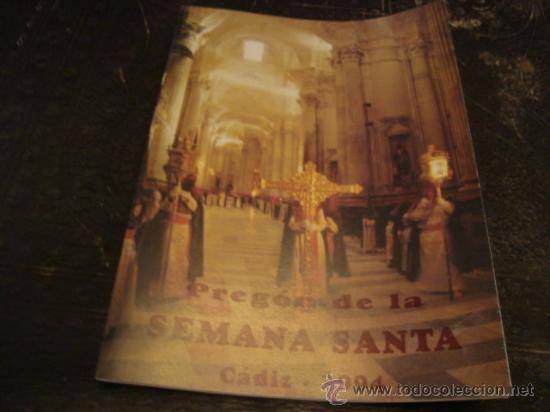 Libros de segunda mano: pregon semana santa 1994  cadiz