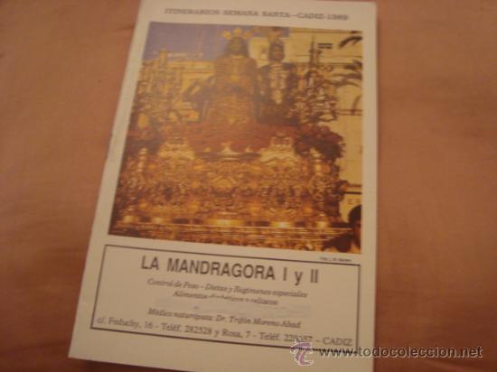 Libros de segunda mano: itenerario semana santa cadiz, 1989