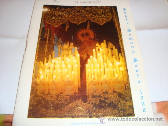 Libros de segunda mano: asociacion de cargadores , la madruga, cadiz semana santa 1996