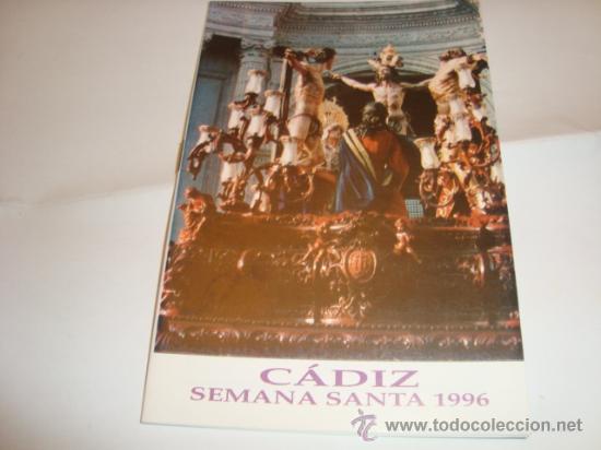 Libros de segunda mano: cadiz , semana santa 1996 , itinerarios