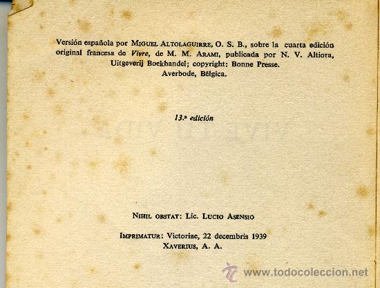 Libros de segunda mano: VIVE TU VIDA - M. M. ARAMI - Foto 2