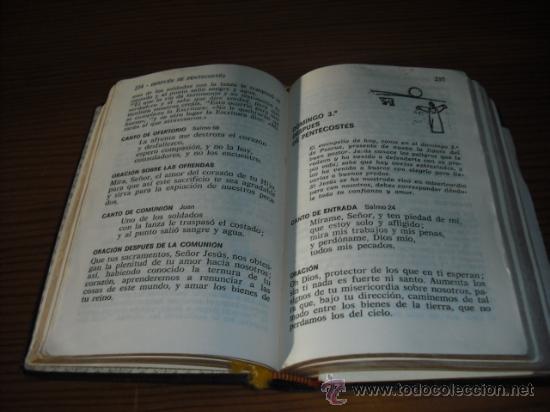 Libros de segunda mano: MISAL REGINA  CON TAPAS EN PIEL NEGRO - Foto 2