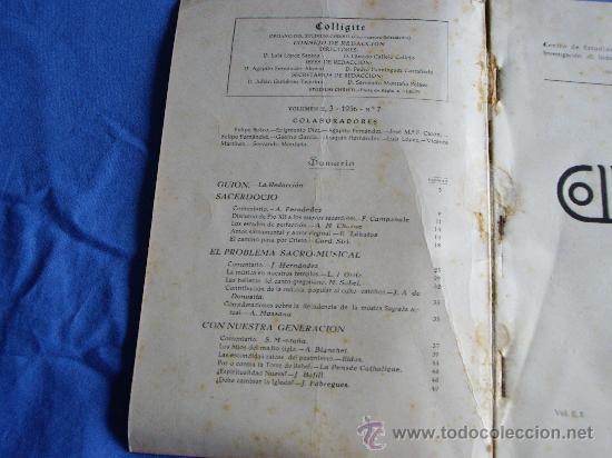 Libros de segunda mano: COLLIGITE, LEON 1956 - Foto 2