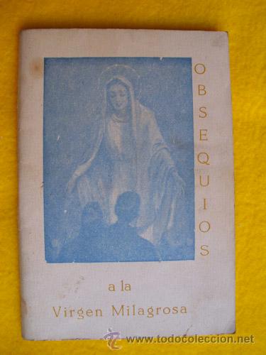 Libros de segunda mano: OBSEQUIOS A LA VIRGEN MILAGROSA. Novena. - Foto 1