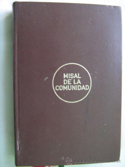 Libros de segunda mano: MISAL DE LA COMUNIDAD. 1972. Seix Barral - Foto 1