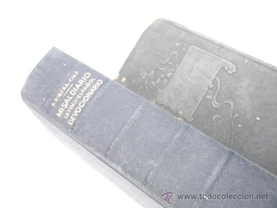 Libros de segunda mano: LOTE 2 MISALES 1924-1952