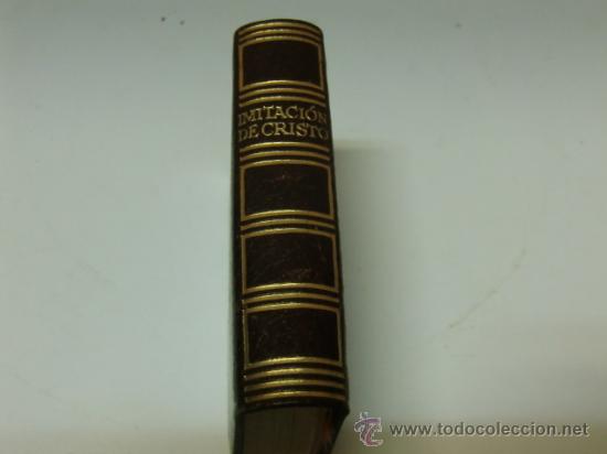 Libros de segunda mano: Librito en piel. Imitaci&oacute;n de Cristo - Foto 2