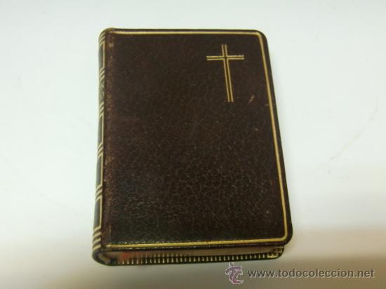 Libros de segunda mano: Librito en piel. Imitaci&oacute;n de Cristo - Foto 1