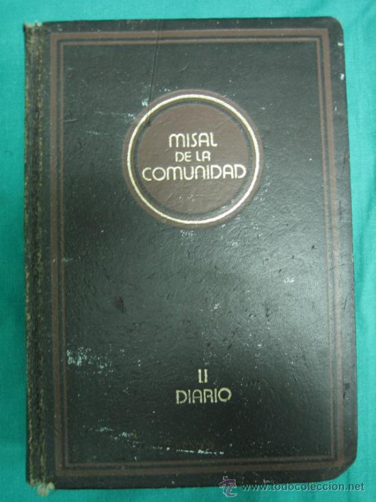 Libros de segunda mano: Misal de la comunidad II Diario 1989