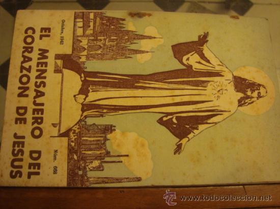 Libros de segunda mano: EL  MENSAJERO DEL CORAZON DE JESUS, MIRAR EN TIENDA A&Ntilde;OS 30 40 50 60