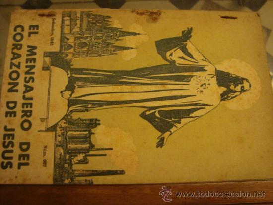 Libros de segunda mano: EL  MENSAJERO DEL CORAZON DE JESUS, MIRAR EN TIENDA A&Ntilde;OS 30 40 50 60