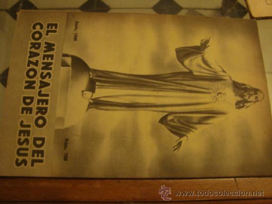 Libros de segunda mano: EL  MENSAJERO DEL CORAZON DE JESUS, MIRAR EN TIENDA A&Ntilde;OS 30 40 50 60