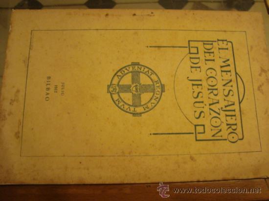 Libros de segunda mano: EL  MENSAJERO DEL CORAZON DE JESUS, MIRAR EN TIENDA A&Ntilde;OS 30 40 50 60