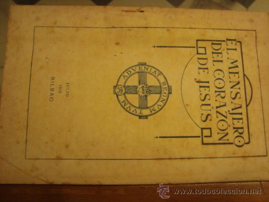 Libros de segunda mano: EL  MENSAJERO DEL CORAZON DE JESUS, MIRAR EN TIENDA A&Ntilde;OS 30 40 50 60