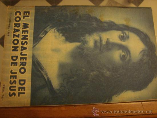 Libros de segunda mano: EL  MENSAJERO DEL CORAZON DE JESUS, MIRAR EN TIENDA A&Ntilde;OS 30 40 50 60