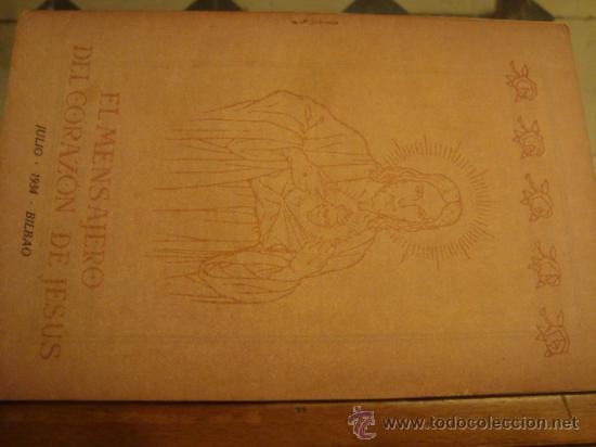 Libros de segunda mano: EL  MENSAJERO DEL CORAZON DE JESUS, MIRAR EN TIENDA A&Ntilde;OS 30 40 50 60