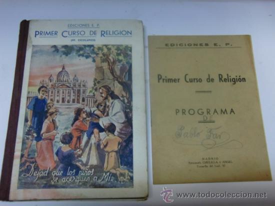 Libros de segunda mano: Primer curso de religi&oacute;n. (PP esolarios) Ediciones E.P. - Foto 1