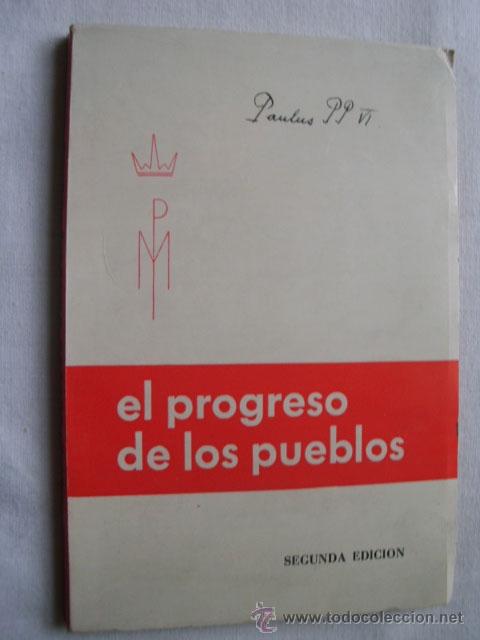 Libros de segunda mano: EL PROGRESO DE LOS PUEBLOS. PABLO VI. 1968 - Foto 1