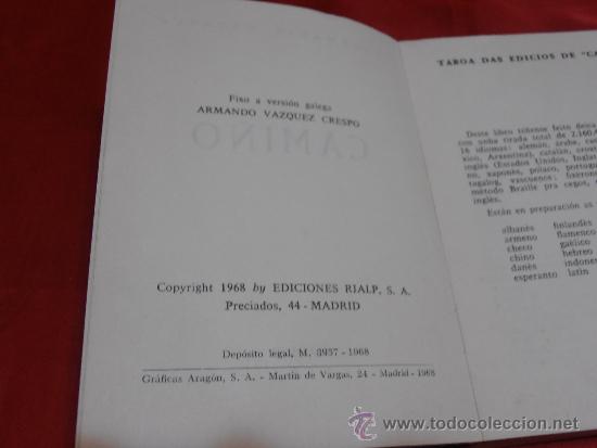 Libros de segunda mano: CAMI&Ntilde;O, JOSEMAR&Iacute;A ESCRIVA, - Foto 2