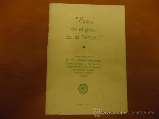 Gebrauchte B&uuml;cher: entra en el gozo de tu se&ntilde;or bilbao 1944