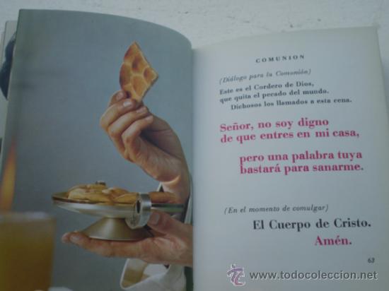 Libros de segunda mano: MISA PARTICIPADA.PRIMERA COMUNION.ESET 1971. - Foto 6