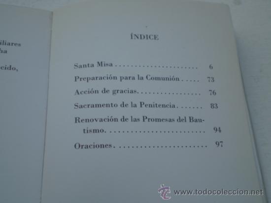 Libros de segunda mano: MISA PARTICIPADA.PRIMERA COMUNION.ESET 1971. - Foto 8